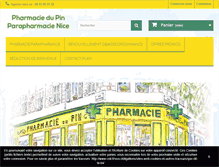 Tablet Screenshot of parapharmacie-nice.com